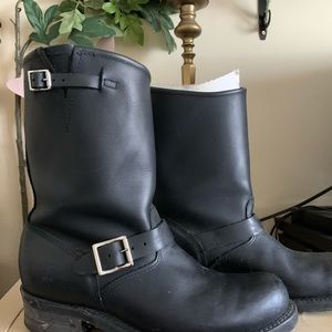 Frye engineer boots
